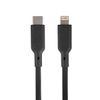 Кабель USB Type-C-Lightning 8-pin, 1 м, черный Qumo