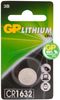 Батарейка GP Lithium, CR1632, 3V, 1 шт