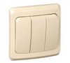 Выключатель Schneider Electric, 3кл., бежевый