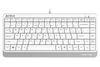 Клавиатура A4Tech Fstyler FKS11, USB, белый/серый