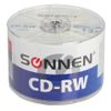 Диск SONNEN CD-RW 700Mb, 12x, Bulk (50 шт)