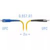 Патч-корд оптический SNR SNR-PC-FC/UPC-SC/UPC-A-2m 2 м