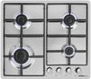 Газовая варочная панель HOMSAir HGS643GS 4 конфорки, серебристая