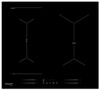 Индукционная варочная панель WEISSGAUFF HI 643 BY 4 конфорки, черный