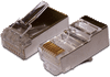 Коннектор RJ-45 8P8C TWT TWT-PL45/S-8P8C-6A, 100 шт