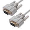 Кабель GCR GCR-DB9CM2M-3m, RS-232 (9M)-RS-232 (9M), 3 м, серый