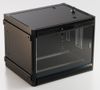 Шкаф Hyperline 12U, 600x600 мм (TWB-FC-1266-GP-RAL9004)
