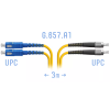 Патч-корд оптический SNR SNR-PC-FC/UPC-SC/UPC-DPX-A-3m 3 м