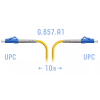 Патч-корд оптический SNR SNR-PC-LC/UPC-A-10m 10 м
