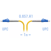 Патч-корд оптический SNR SNR-PC-LC/UPC-A-1m 1 м