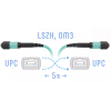Патч-корд оптический SNR SNR-PC-MPO/UPC-MPO/UPC-FF-MM-8F-5m 5 м