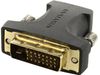Переходник (адаптер) DVI(25M)-HDMI(19M), 5 см, Vention AILB0