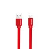 Кабель Micro USB-USB, 1 м, красный MORE CHOICE