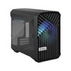 Корпус Fractal Design Torrent Nano RGB Black TG Light Tint, Mini-Tower, без БП, темно-серый