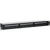 Патч-панель в шкаф 19" 1U, порты: 24xRJ-45 кат. 5e, Exegate EPP3-19-24-8P8C-C5e-SH-110D (EX281083RUS)
