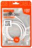 Кабель USB-Lightning 8-pin, 1 м, белый Qumo light series