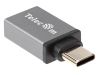 Переходник (адаптер) USB Type-C(M)-USB(Af), темно-серый, Telecom (TA431M)