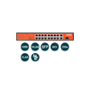 Коммутатор Wi-Tek WI-PS518GH, 16x100 Мбит/с, SFP 1x1, SFP/uplink: combo RJ-45/SFPx1