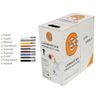 Витая пара Lanmaster UTP кат.5e 4 пары CU 305м. (LAN-5EUTP-LSZH-WH)