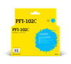Картридж T2 IC-CPFI-102C, совместимый, голубой, для Canon