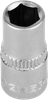 Головка торцевая Зубр, 7 мм, 1/4"