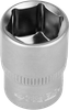 Головка торцевая Зубр, 1 см, 1/4"