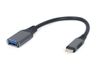 Кабель-переходник (адаптер) USB Type-C(M)-USB(Af), черный, Cablexpert (A-USB3C-OTGAF-01)