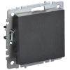 Выключатель IEK ВС10-1-0-БрЧ, 1кл., черный