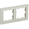 Рамка IEK BRITE РУ-2-БрКр, 2-поста, бежевый