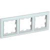 Рамка IEK BRITE РУ-3-БрЖ, 3-поста, жемчуг