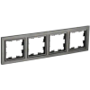 Рамка IEK BRITE РУ-4-БрТБ, 4-поста, бронза