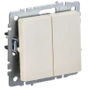 Выключатель IEK ВС10-2-0-БрКр, 2кл., бежевый