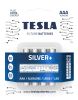 Батарейка TESLA SILVER, AAA (LR03/24А), 1.5V, 4 шт