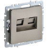 Розетка RJ-45 скрытый монтаж, IEK РК10-БрА BRITE