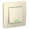 Выключатель Schneider Electric Blanca, 1кл., молочный