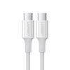 Кабель USB Type-C-USB Type-C, 1 м, белый UGREEN US300