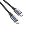 Кабель USB Type-C-Lightning 8-pin, 2 м, черный UGREEN US304