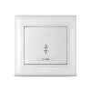 Выключатель проходной UNIVersal С0125, 1кл., белый