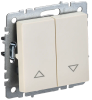 Выключатель IEK Brite ВС10-1-5-БрКр, 1кл., бежевый