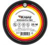 Изолента Kranz, 130 мкм/1.9 см/25 м, черная
