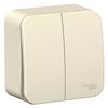 Выключатель Schneider Electric Blanca, 2кл., молочный