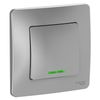 Выключатель Schneider Electric Blanca, 1кл., алюминий