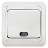 Выключатель IN HOME Classico, 1кл., белый