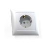Розетка КУНЦЕВО-ЭЛЕКТРО Селена РС16-400, однопостовая, белый
