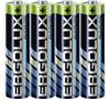 Батарейка Ergolux Alkaline, AAA (LR03/24А), 1.5V, 4 шт