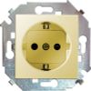 Розетка Simon Simon15, однопостовая, слоновая кость