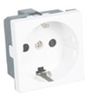 Розетка Ecoplast LK45, однопостовая, белый