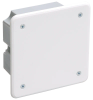 Коробка распаячная 9.2 см x 9.2 см, скрытый монтаж, вводов:0