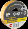 Изолента IEK, 150 мкм/1.9 см/25 м, желтая