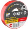 Изолента IEK, 150 мкм/1.9 см/25 м, красная
